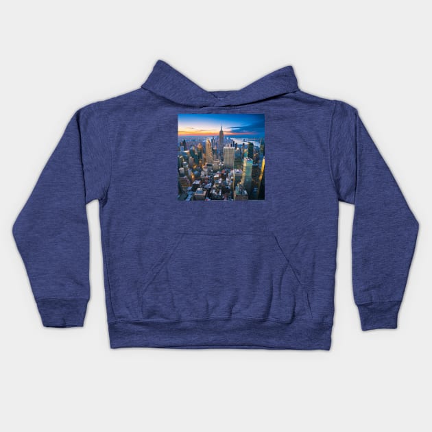 Dreamcore New York - The Urban Jungle Kids Hoodie by CursedContent